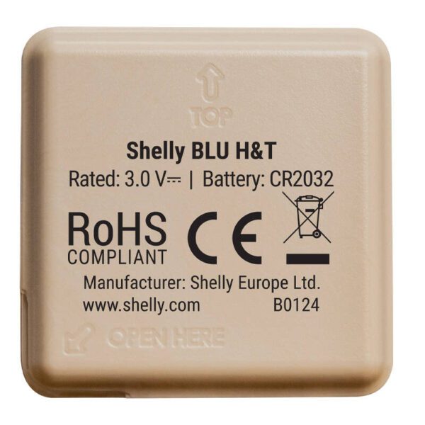 Shelly BLU H&T Temperature and humidity Sensor (Mocha) - Image 3