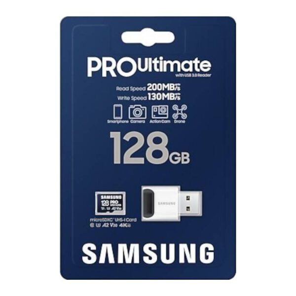 Memory card Samsung microSDXC PRO Ultimate 128GB 200 MB/s UHS-I/U3 (MB-MY128SB/WW) - Image 6