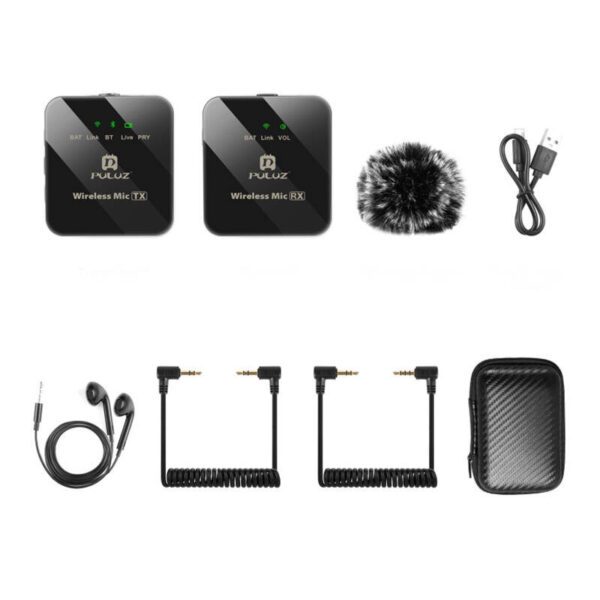 Wireless Lavalier Microphone PULUZ 1 TX + 1 RX - Image 3