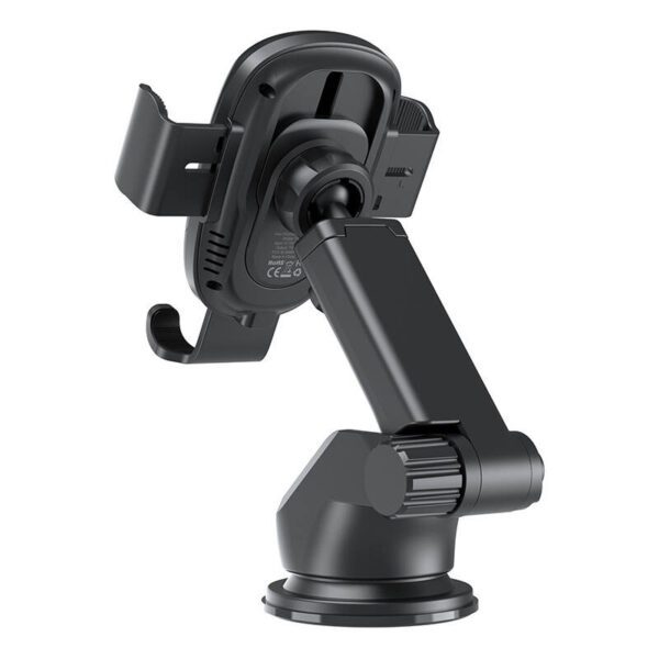 Gravity car holder with charger Choetech T203-F, 15W (black) - Image 2