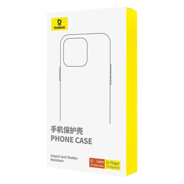 Phone Case with Stand Baseus SkyRing 360° for iP 15 +tempered-glass and cleaning kit (black) - Image 2