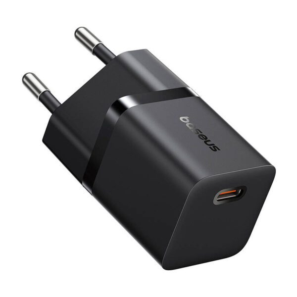 Fast Charger Baseus GaN5 mini 1C, 25W (black) - Image 3