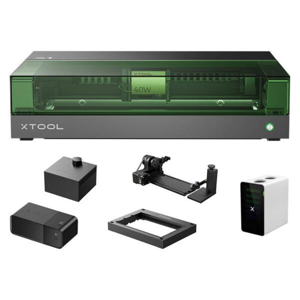 Laser Engraver 2-in-1 xTool S1 40W - All-in-One Kit (Black) - Image 2