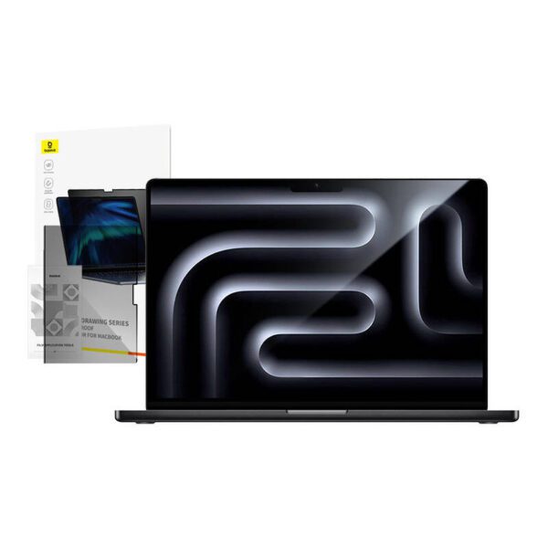 Baseus Magic Drawing magnetic protective privacy overlay for MacBook Pro 13" (2022) + cleaning kit (transparent) - Image 5