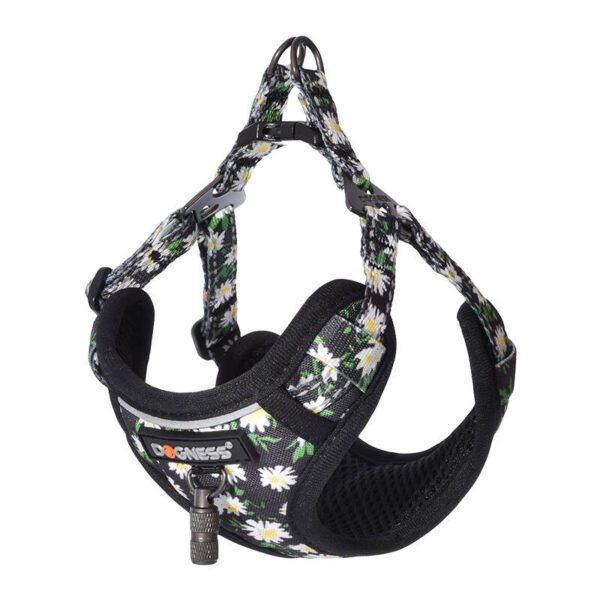 Dogness walking set leash 1,5m+harness for dog (multicolor) - Image 2