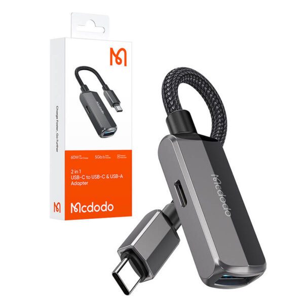 Mcdodo CA-2830 OTG 2in1 Convertor USB-C do USB-C + USB-A - Image 3