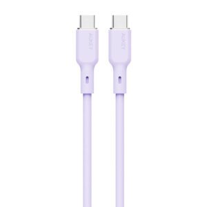 USB-C to USB-C Cable Aukey CB-SCC102, 100W, 1.8m (lavender)