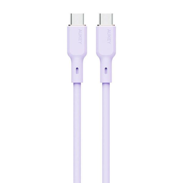 USB-C to USB-C Cable Aukey CB-SCC102, 100W, 1.8m (lavender)