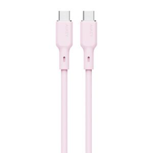 USB-C to USB-C Cable Aukey CB-SCC102, 100W, 1.8m (pink)