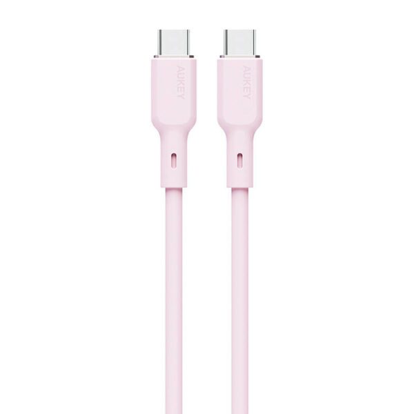 USB-C to USB-C Cable Aukey CB-SCC102, 100W, 1.8m (pink)