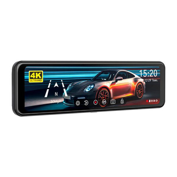 Redtiger T700 Dash cam Mirror Camera GPS (4K, Touch) - Image 3