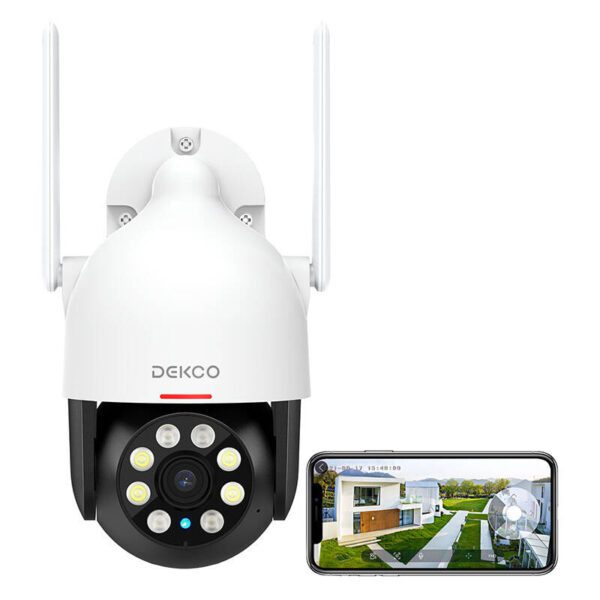 IP Outdoor camera WiFi DEKCO DC5L 2K QHD 166° - Image 2