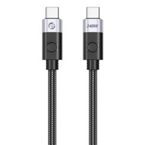 Orico 240W USB-C to USB-C charging cable, 1 m (black)