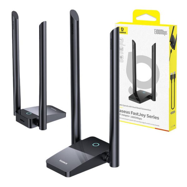 Adapter WiFi Baseus FastJoy 1800Mbps (black) - Image 9