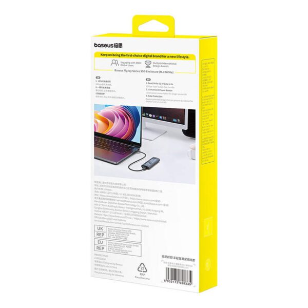 SSD Enclosure Baseus FlyJoy (grey) - Image 8
