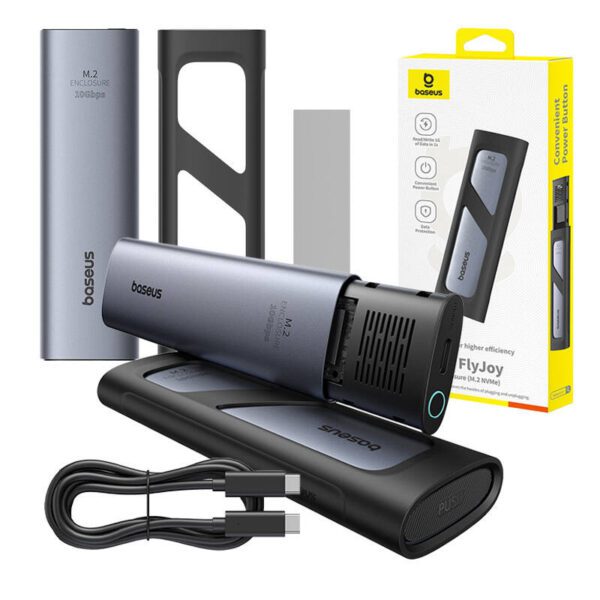 SSD Enclosure Baseus FlyJoy (grey) - Image 9