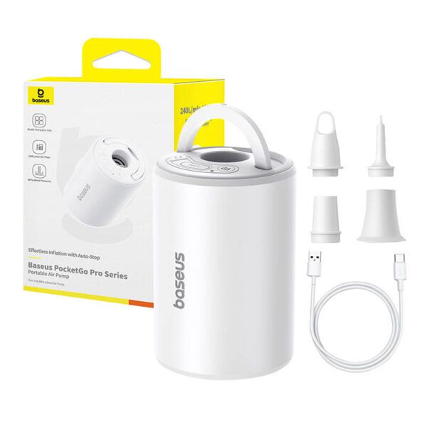 Baseus PocketGo Portable Pump (white) - Image 9