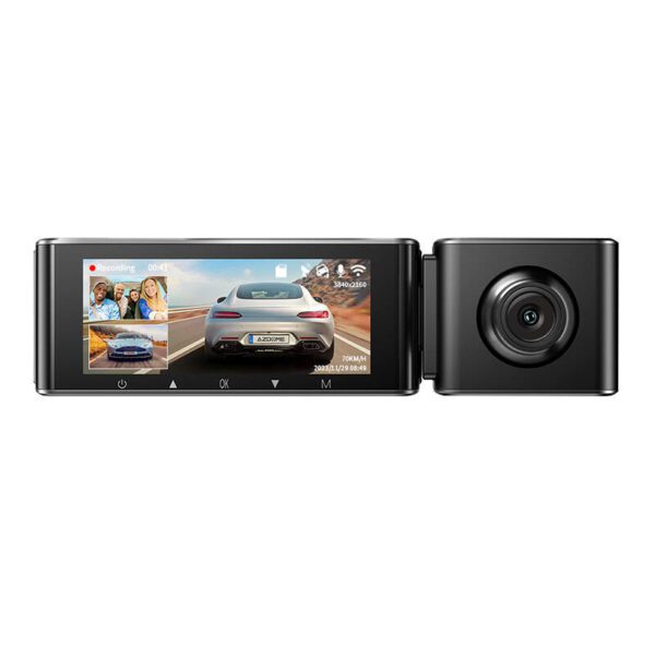 4K front camera, 1080p rear camera and internal IR, Azdome M550Pro, WiFi 5G/2.4G, GPS, G-Sensor, USB mini + 64GB memory card - Image 5