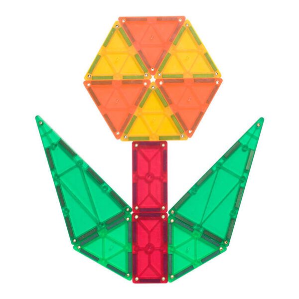 Magnetic tiles 3D Playmags 165 - 32 pcs set - Image 4