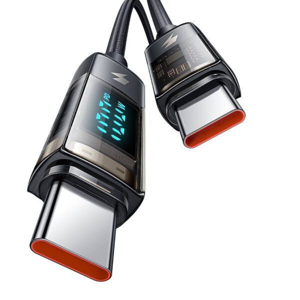 Mcdodo CA-3610 USB-C to USB-C cable, auto power off, PD 100W, 1.2m (black) - Image 3