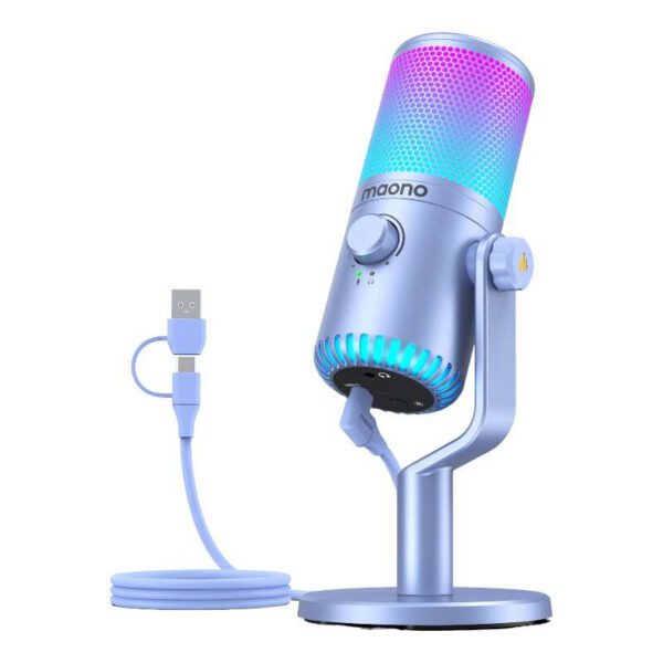 Maono DM30RGB  Microphone Purple - Image 2