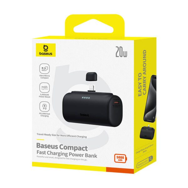 Powerbank OS-Baseus Compact IP 5000mAh 20W (black) - Image 6