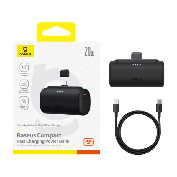 Powerbank OS-Baseus Compact IP 5000mAh 20W (black) - Image 8