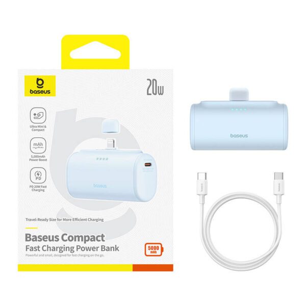 Powerbank OS-Baseus Compact IP 5000mAh 20W (blue) - Image 8