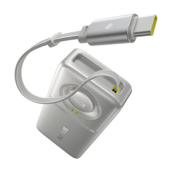 Powerbank Baseus OS Free2Pull 10000mAh 30W +cable (grey) - Image 4