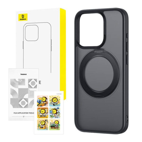 Baseus SkyRing 360° Case with stand for iP 13/14 (black) - Image 5