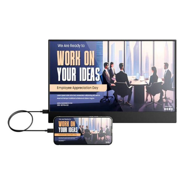 Portable Monitor Blitzwolf  PCM3-AIR USB-C HDR FHD Full HD 1080p14 inch - Image 3