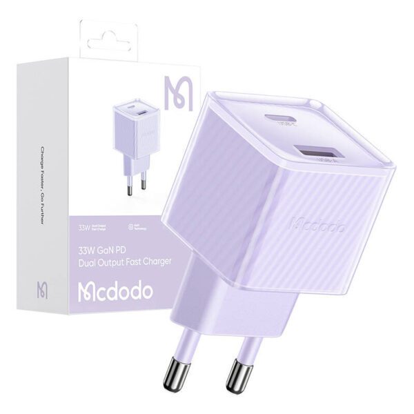 McDodo CH-4153 33W mains charger (purple) - Image 5