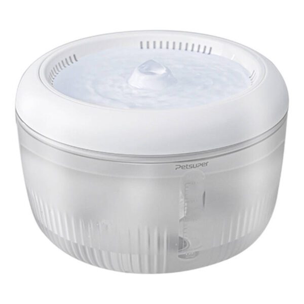 Petsuper PW02 2.5L smart dog and cat fountain/drinker (white) - Image 2