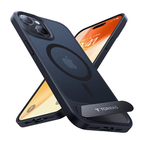 Torras UPRO Pstand Case for iPhone 15 Pro Max (black) - Image 2