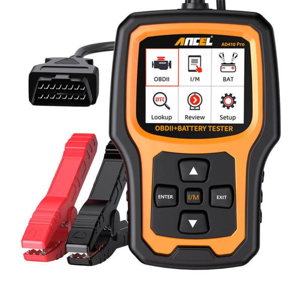 2in1 Diagnostic Scanner OBD2 and Battery Tester Ancel AD410 PRO - Image 2