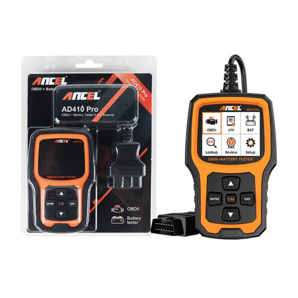 2in1 Diagnostic Scanner OBD2 and Battery Tester Ancel AD410 PRO - Image 3