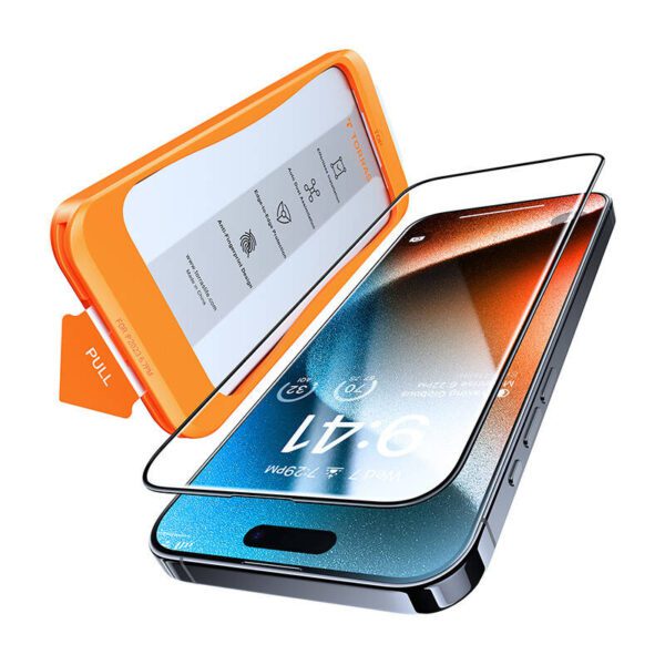 Tempered glass for iPhone 15 Torras InstaII Master - Image 3