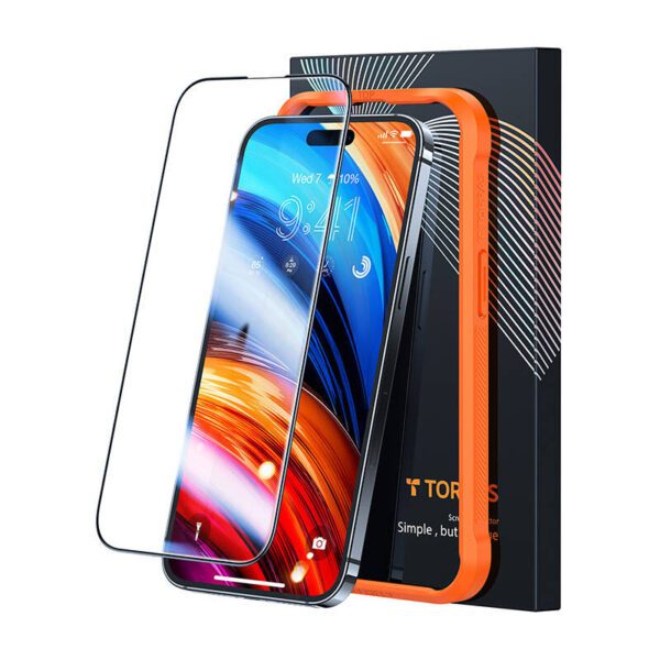 Tempered glass for iPhone 15 Torras InstaII Master - Image 5