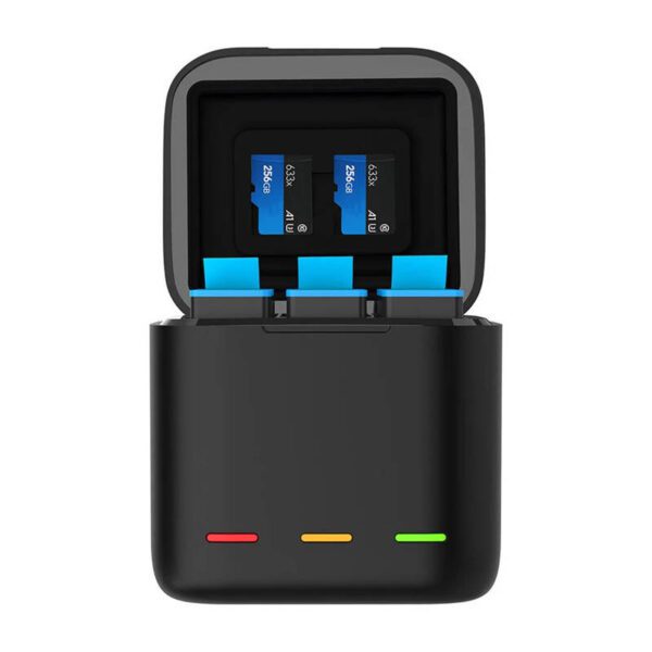 Telesin three-channel box charger + 3 TELESIN batteries for GoPro Hero 9 / 10 / 11 / 12 - Image 3