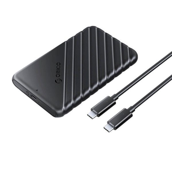 Orico HDD 2,5" enclosure USB-C 3.1 Gen1 6Gbps Black - Image 2