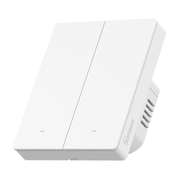 SONOFF M5-2C-80W WiFi Matter smart wall switch (2-channel, for frame) - Image 4