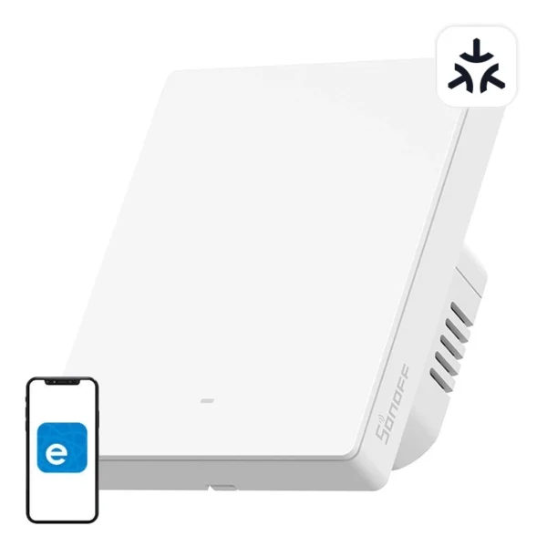 Matter SONOFF M5-1C-80W WiFi smart wall switch (1-channel, for frame) - Image 6