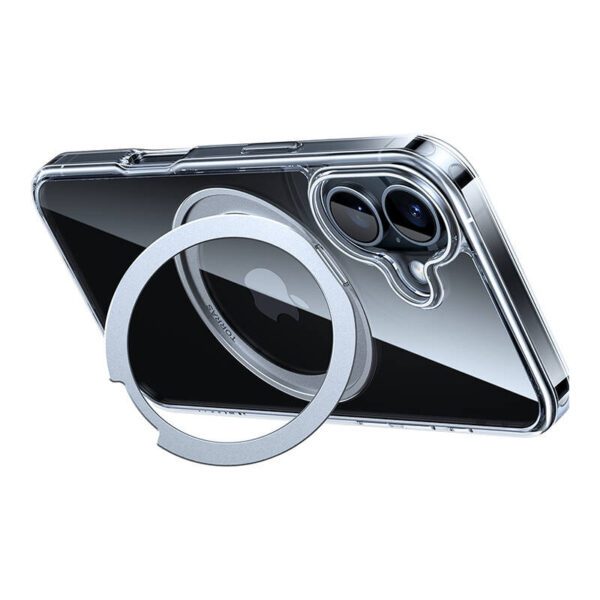 Torras Ostand Pro Case for iPhone 16 Plus (Transparent) - Image 3