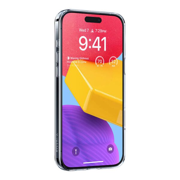 Torras Ostand Pro Case for iPhone 16 Plus (Transparent) - Image 4