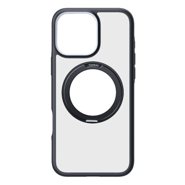 Torras Ostand R Fusion Case for iPhone 16 Pro (Black) - Image 2