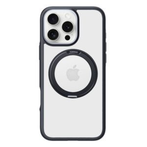 Torras Ostand R Fusion Case for iPhone 16 Pro Max (Black)