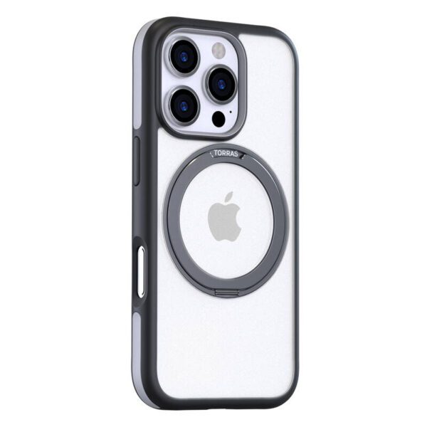 Torras Ostand R Fusion Case for iPhone 16 Pro Max (Black) - Image 3