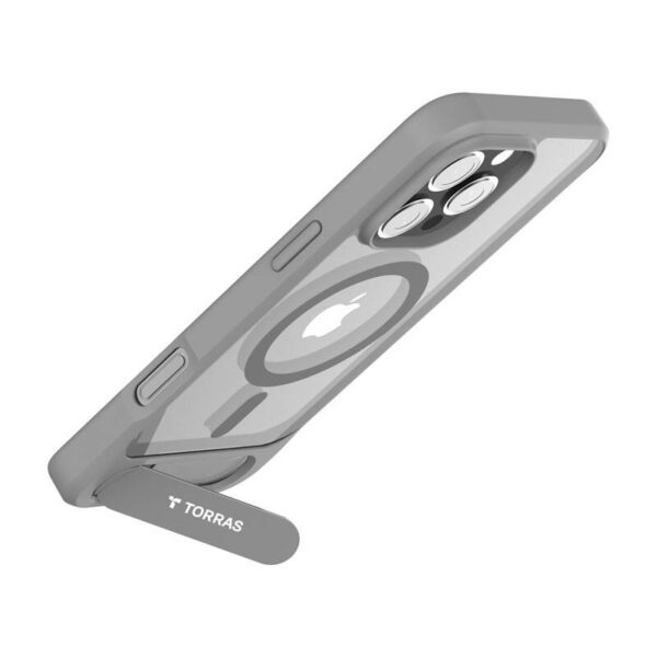 Torras Pstand Series Case for iPhone 16 Pro Max (gray) - Image 4