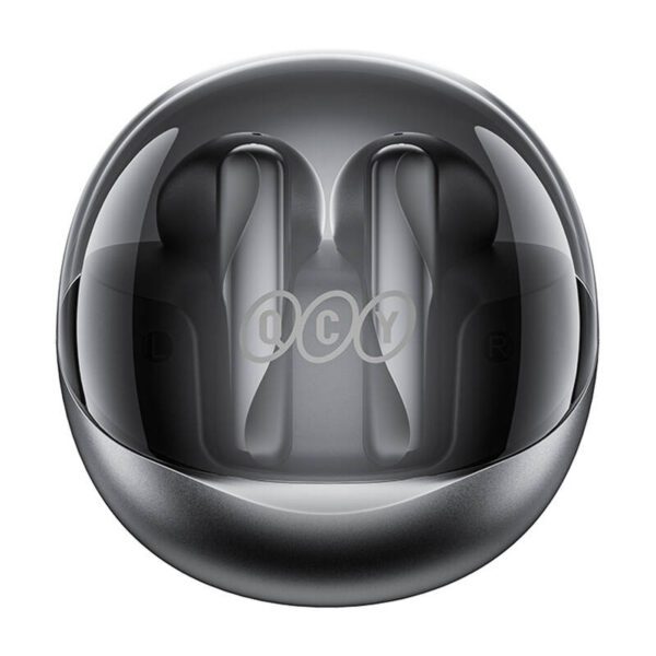 TWS QCY AilyBuds Clear T32 Headphones (black) - Image 4