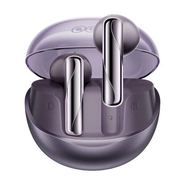 TWS QCY AilyBuds Clear T32 Headphones (purple) - Image 2